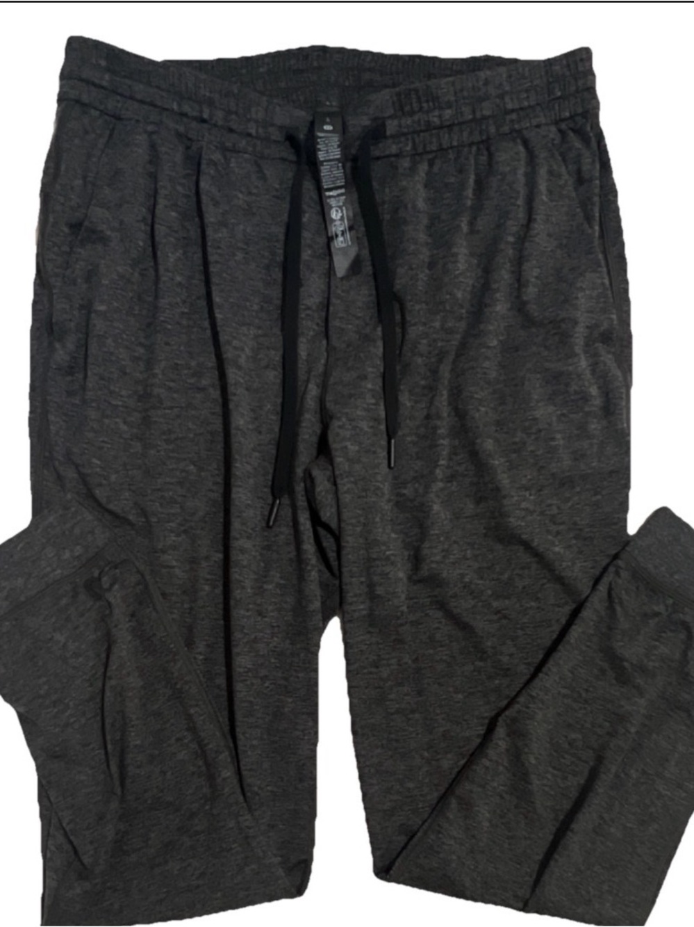 lululemon athletica Men's Dark Charcoal Gray Drawstring Joggers size L